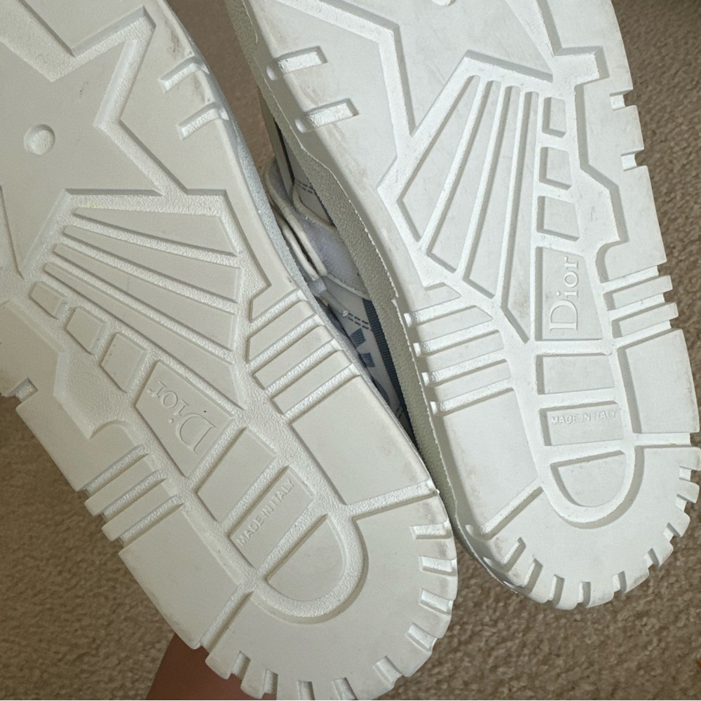 Christian Dior-ID Sneaker White and French Blue Technical Fabric Size 39 Womens - Picture 12 of 16